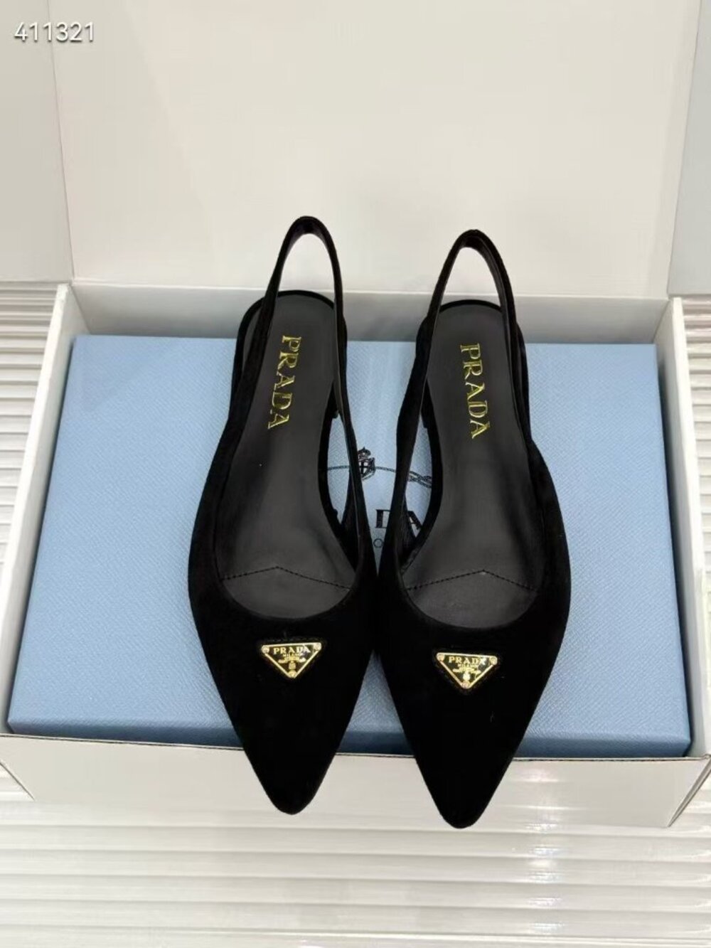 PRADA Women‘s Black Sandals